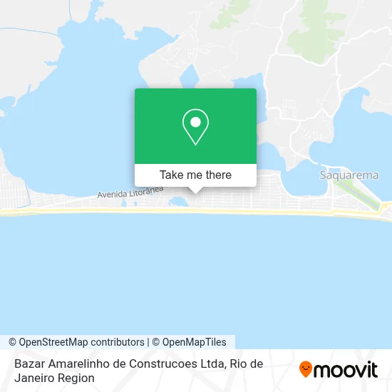 Bazar Amarelinho de Construcoes Ltda map