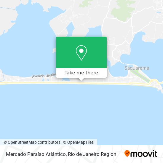 Mercado Paraíso Atlântico map