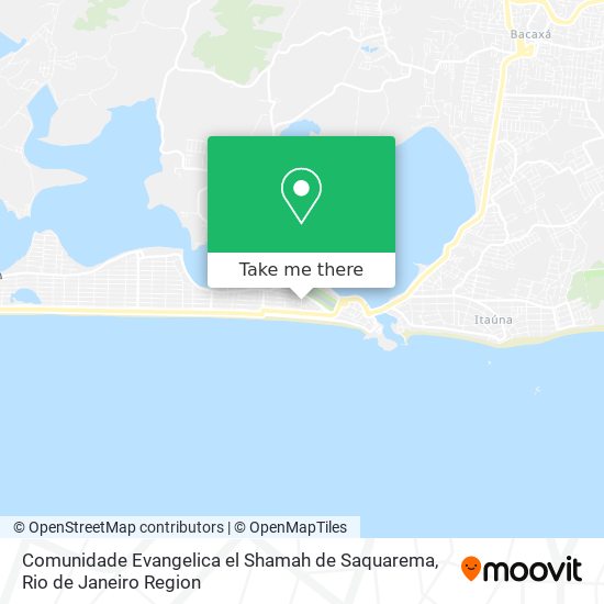 Comunidade Evangelica el Shamah de Saquarema map