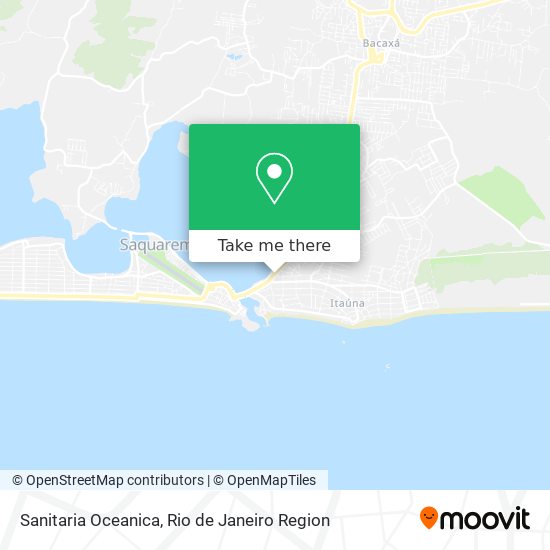 Sanitaria Oceanica map