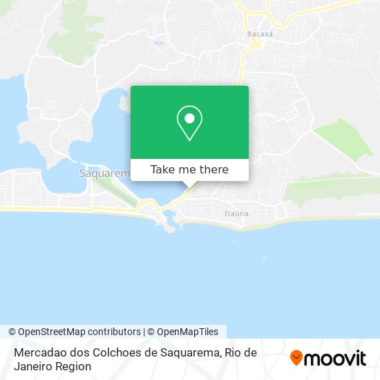 Mercadao dos Colchoes de Saquarema map