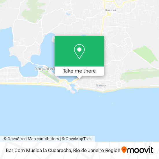 Bar Com Musica la Cucaracha map