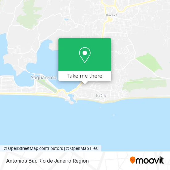 Antonios Bar map