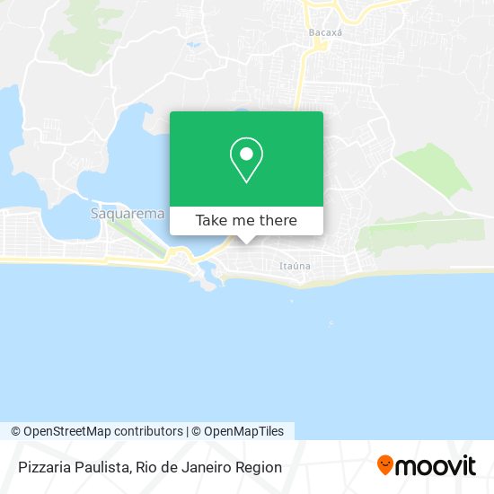 Mapa Pizzaria Paulista