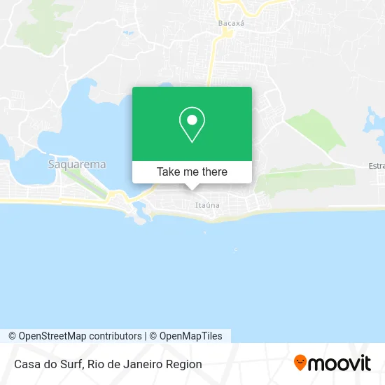 Casa do Surf map