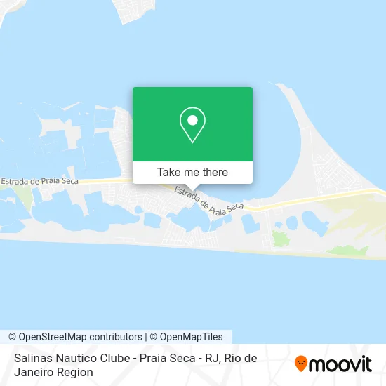 Salinas Nautico Clube - Praia Seca - RJ map