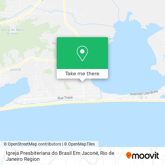 Igreja Presbiteriana do Brasil Em Jaconé map