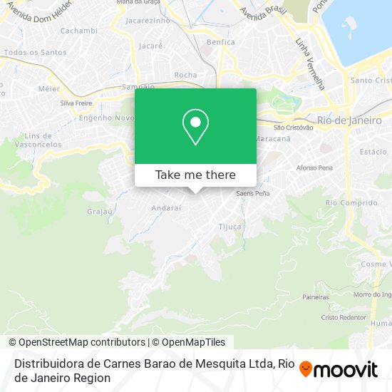 Distribuidora de Carnes Barao de Mesquita Ltda map