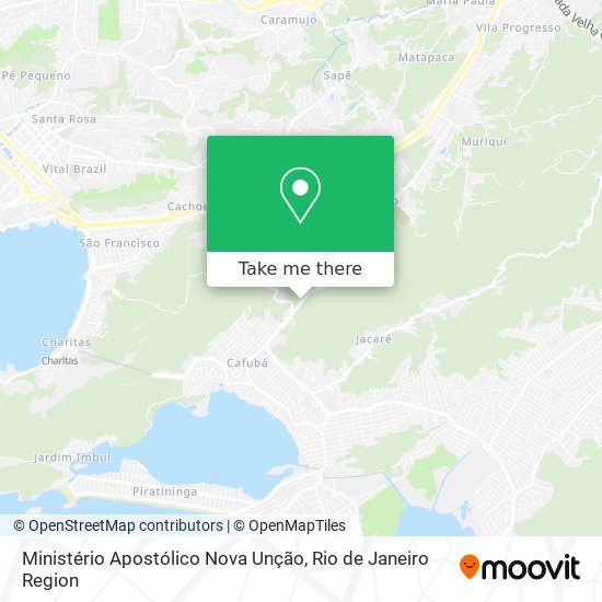 Ministério Apostólico Nova Unção map