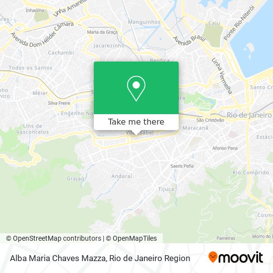 Alba Maria Chaves Mazza map