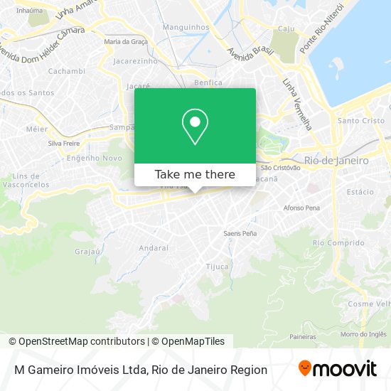 Mapa M Gameiro Imóveis Ltda