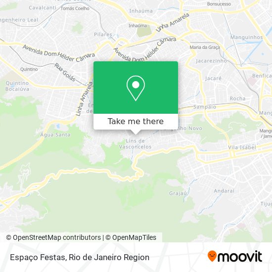 Espaço Festas map