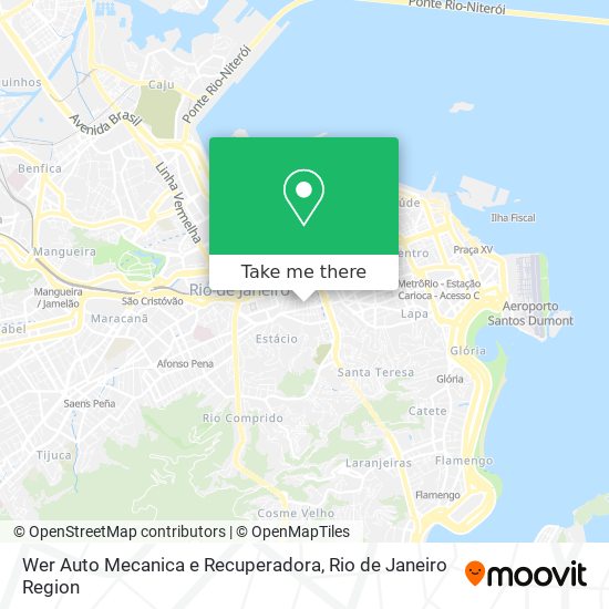 Mapa Wer Auto Mecanica e Recuperadora