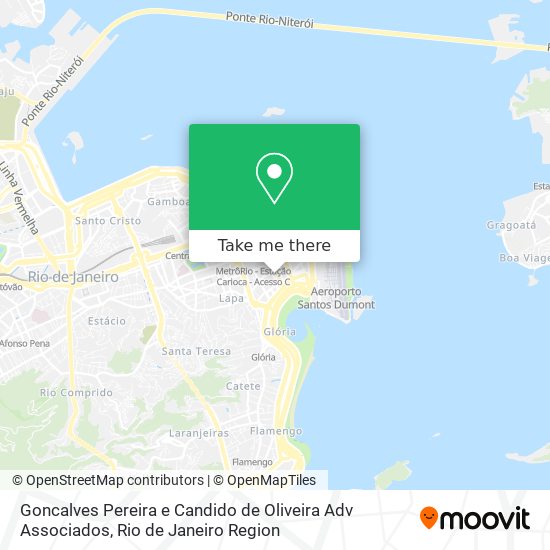 Mapa Goncalves Pereira e Candido de Oliveira Adv Associados