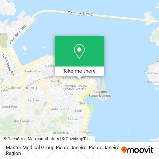 Master Medical Group Rio de Janeiro map