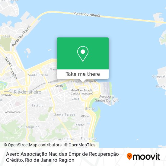 Aserc Associação Nac das Empr de Recuperação Crédito map