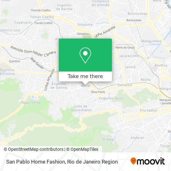 San Pablo Home Fashion map