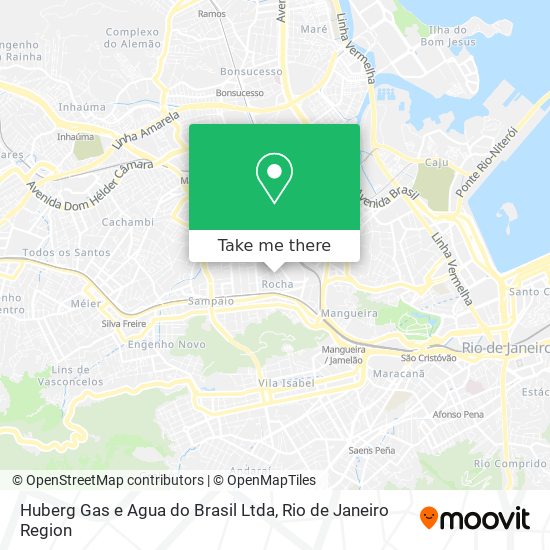 Huberg Gas e Agua do Brasil Ltda map