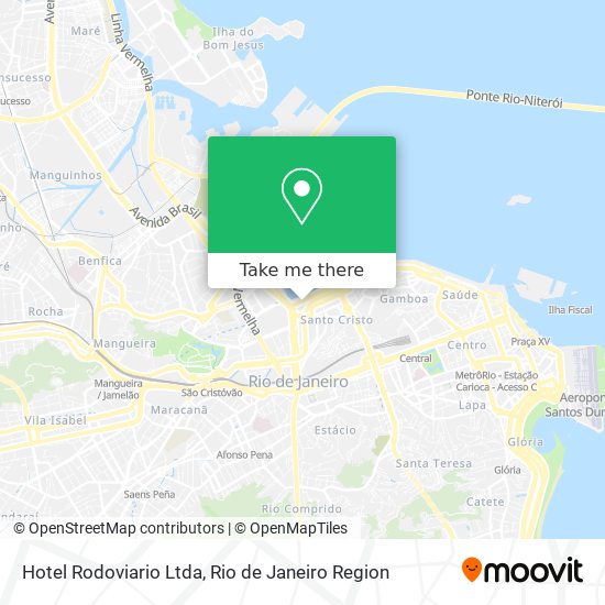 Hotel Rodoviario Ltda map