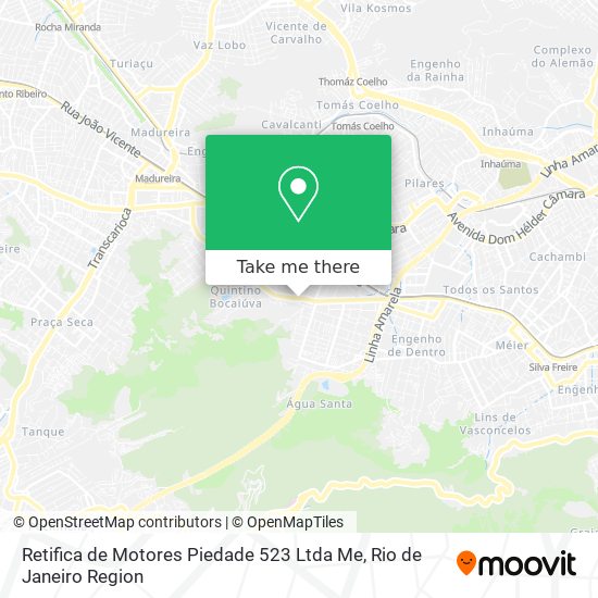 Retifica de Motores Piedade 523 Ltda Me map