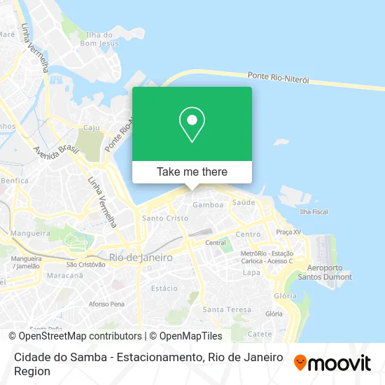 Cidade do Samba - Estacionamento map