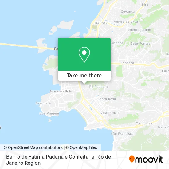 Bairro de Fatima Padaria e Confeitaria map