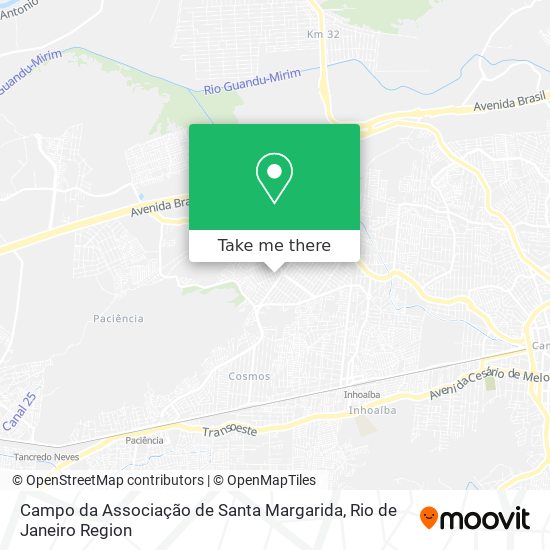 Campo da Associação de Santa Margarida map