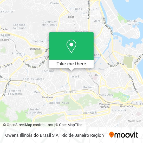 Mapa Owens Illinois do Brasil S.A.