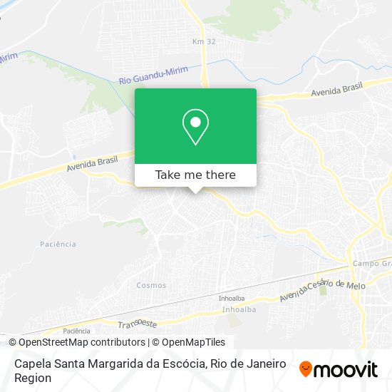 Capela Santa Margarida da Escócia map