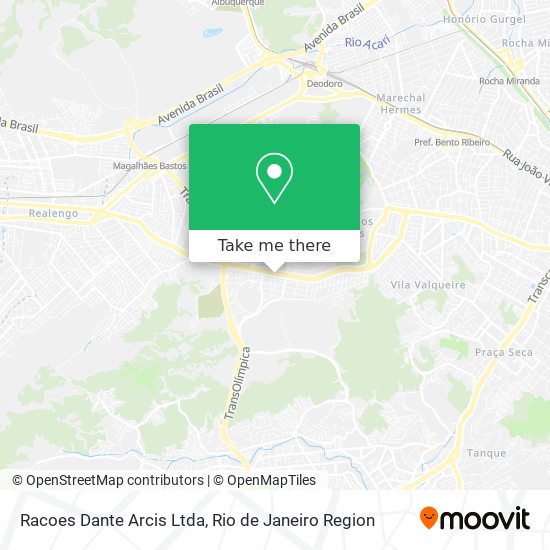 Racoes Dante Arcis Ltda map