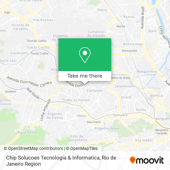 Mapa Chip Solucoes Tecnologia & Informatica