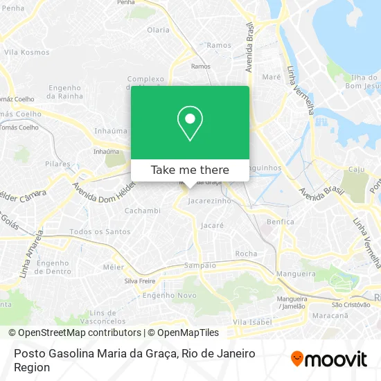 Posto Gasolina Maria da Graça map