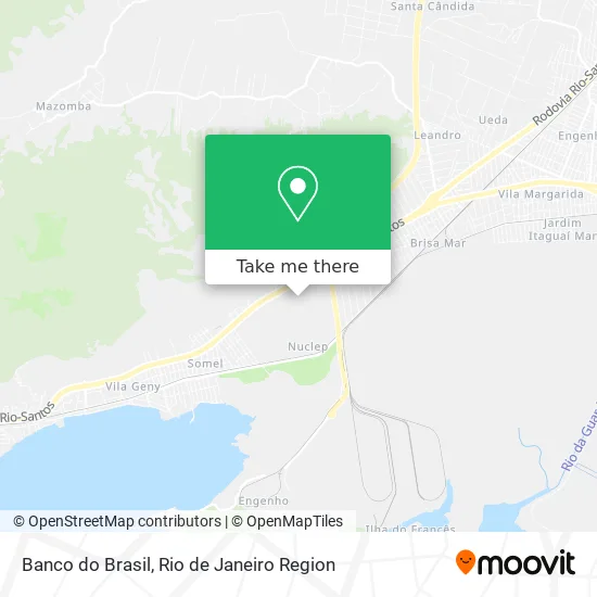 Banco do Brasil map