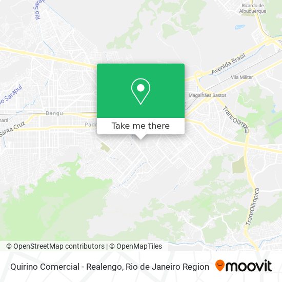 Mapa Quirino Comercial - Realengo