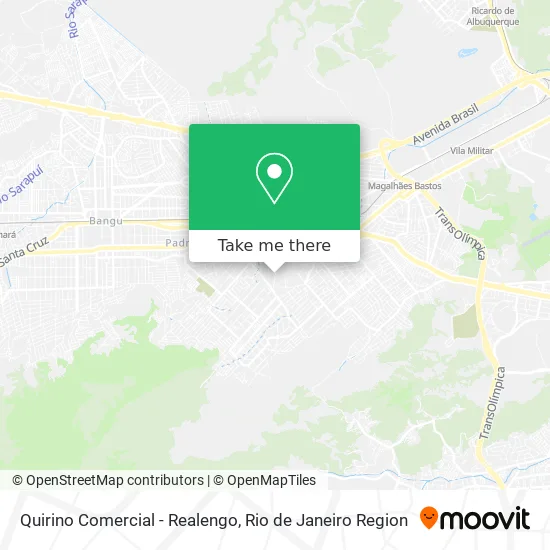 Quirino Comercial - Realengo map