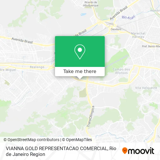 VIANNA GOLD REPRESENTACAO COMERCIAL map