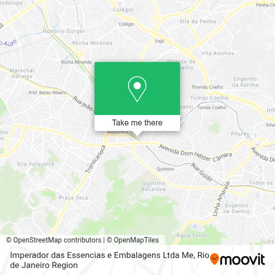 Imperador das Essencias e Embalagens Ltda Me map