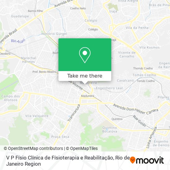 V P Físio Clínica de Físioterapia e Reabilitação map