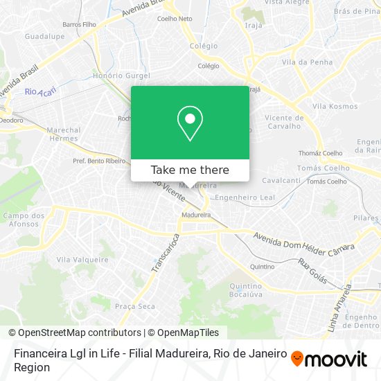 Financeira Lgl in Life - Filial Madureira map