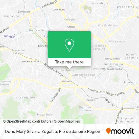 Doris Mary Silveira Zogahib map