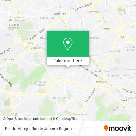 Rei do Varejo map
