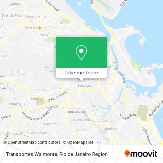 Transportes Walmonte map