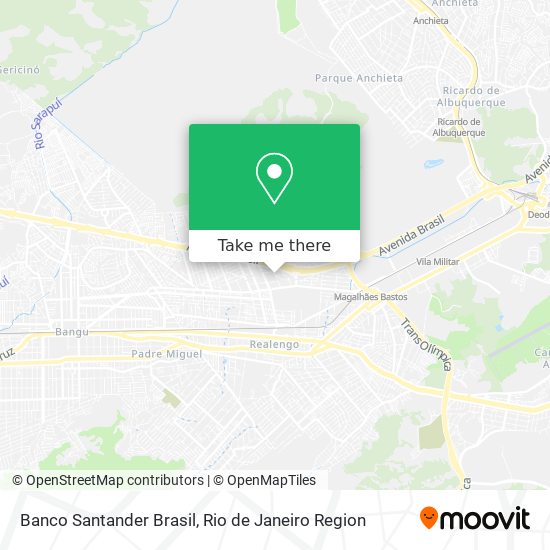 Banco Santander Brasil map