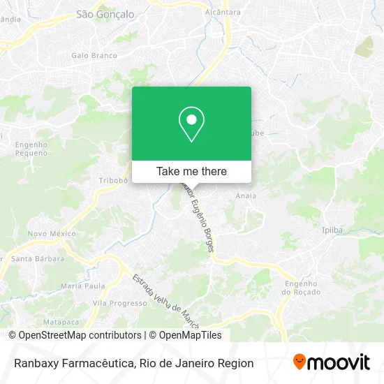 Ranbaxy Farmacêutica map