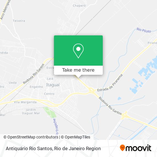 Antiquário Rio Santos map