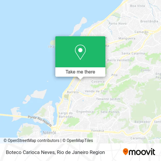 Boteco Carioca Neves map