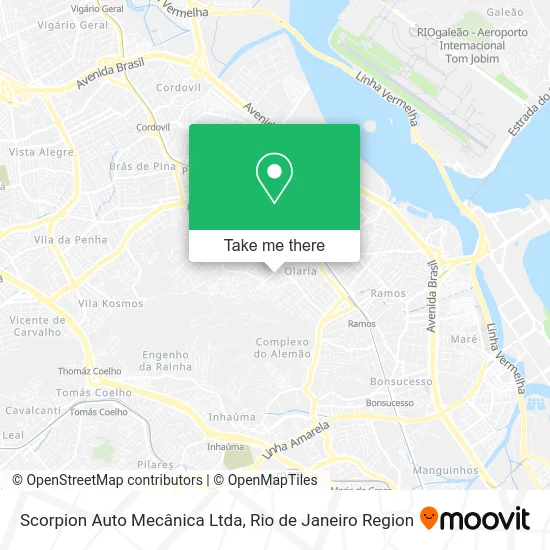 Scorpion Auto Mecânica Ltda map