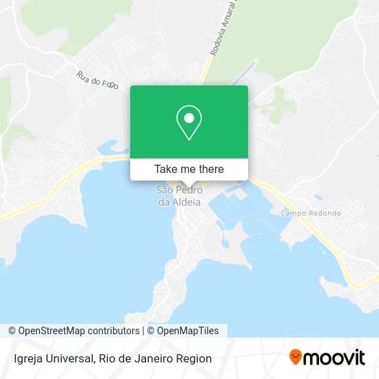 Igreja Universal map