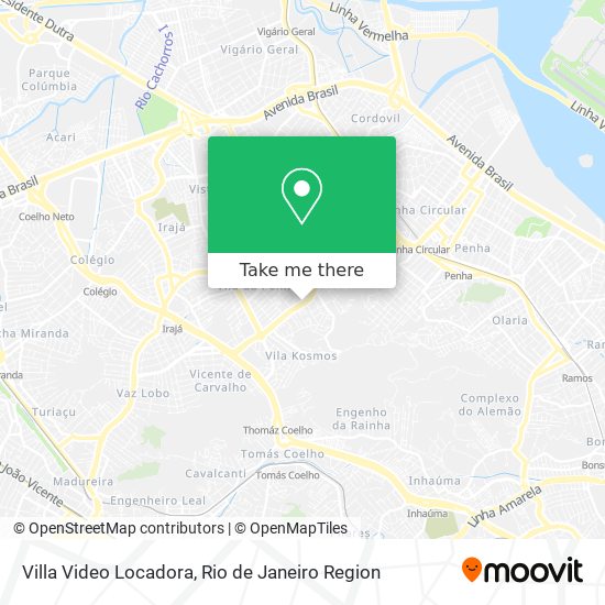Villa Video Locadora map