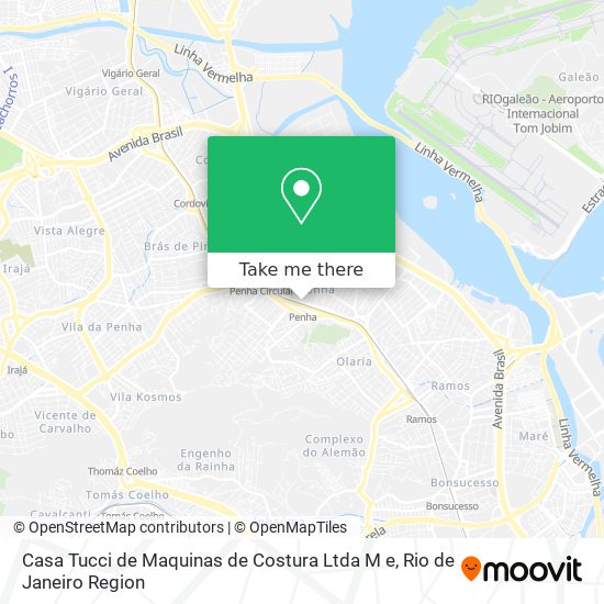 Casa Tucci de Maquinas de Costura Ltda M e map